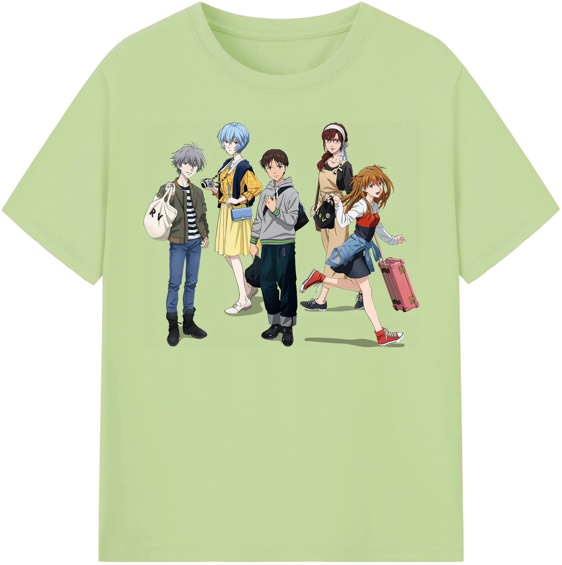 （画像用） EVA 新世紀エヴァンゲリオン 綿100％半袖Tシャツ（フロントプリント）